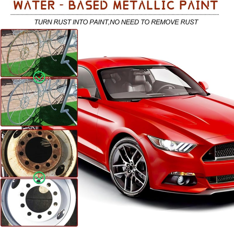 winblot Rust Conversion Agent 300g, Multi-Functional Anti-Rust Paint, Water-Based Metallic Paint, Rust Remover for Metal,Universal Anti-Rust Paint Rust Removal Conversion Agent (White) - Image 2